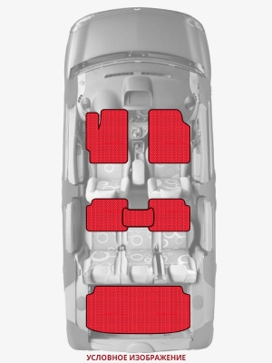 ЭВА коврики «Queen Lux» комплект для Honda Accord (8G)