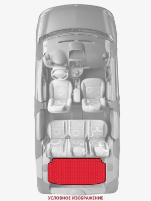ЭВА коврики «Queen Lux» багажник для Volkswagen Golf Plus